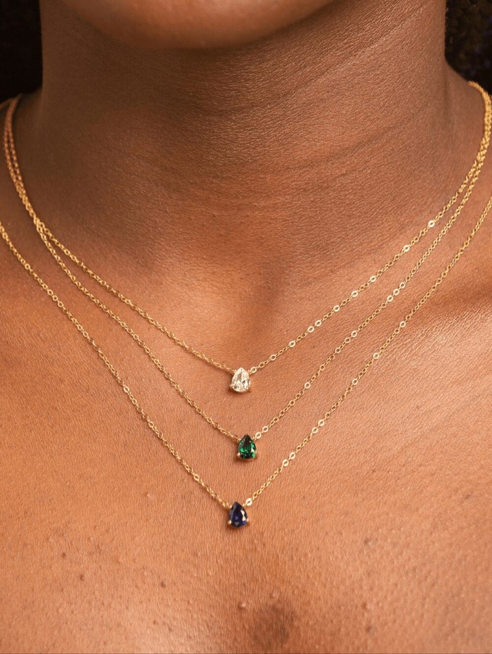Camile & Stone Birthstone Matching Necklace & Bracelet